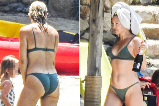 Kate Hudson flaunts bikini bod while on vacation in Greece