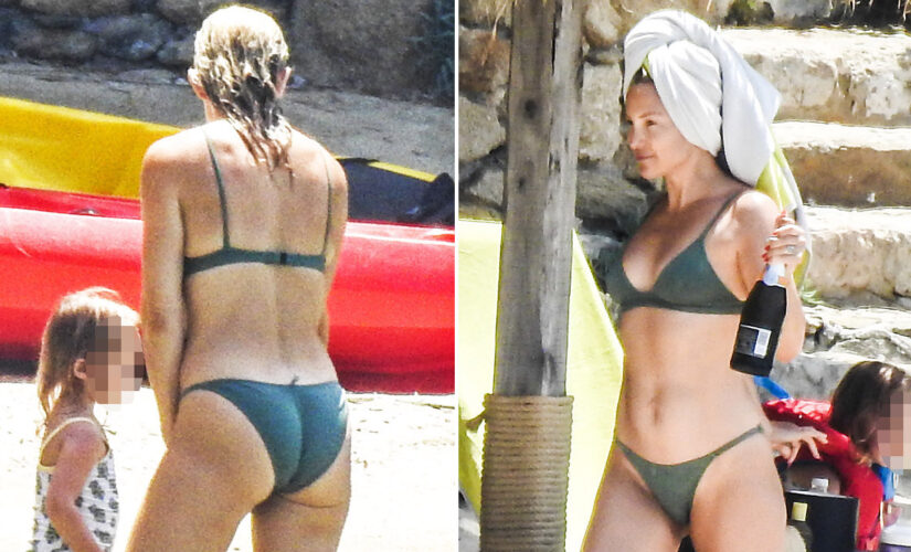 Kate Hudson flaunts bikini bod while on vacation in Greece