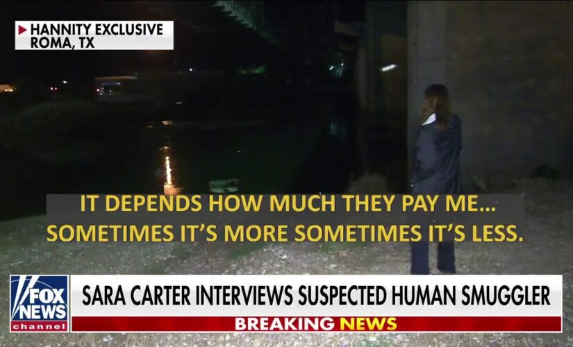 Hannity Exclusive: Sara Carter interviews suspected human smuggler; captures video of near-drowning