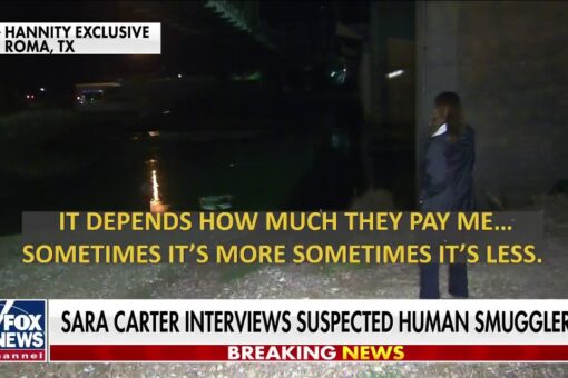 Hannity Exclusive: Sara Carter interviews suspected human smuggler; captures video of near-drowning
