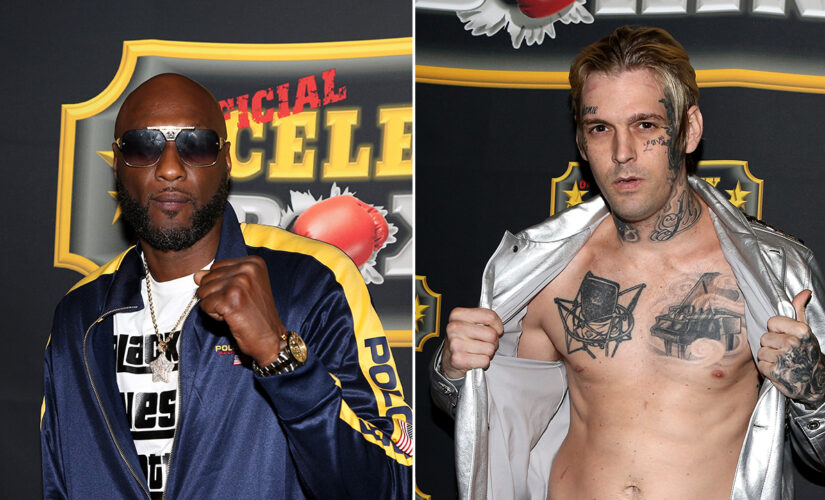 Lamar Odom knocks out Aaron Carter in celebrity boxing match