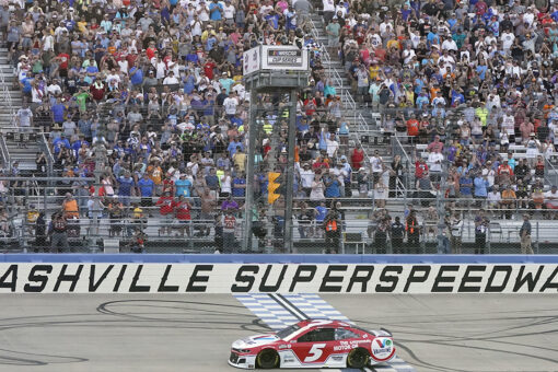 NASCAR in Nashville: Kyle Larson wins third consecutive Cup Series points race