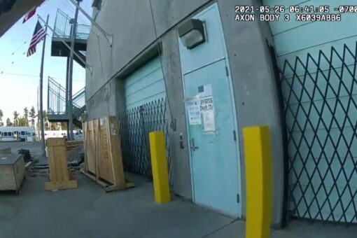 California rail-yard shooting: Police release dramatic body-cam video