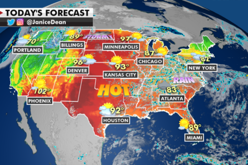 National weather forecast: South faces heavy rain before flood threat moves east