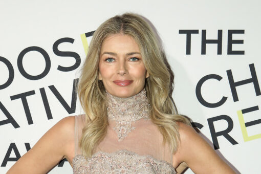 Paulina Porizkova pulls out iconic gold string bikini for vacation ‘with someone special’