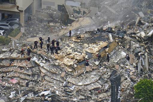 Florida rescue crews to work through night after death toll in condo collapse rises to 4