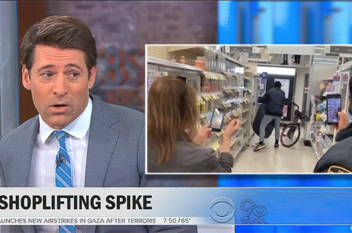 Viral shoplifter defended by CBS anchor as desperate is arrested, suspected by police of stealing spree