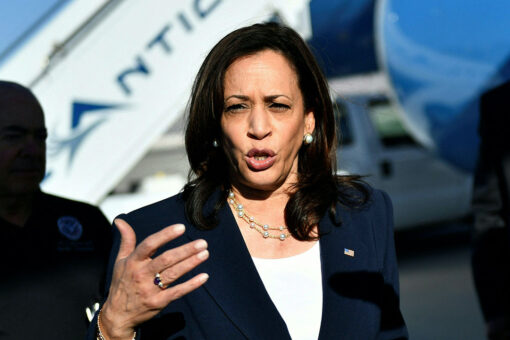 Kamala Harris makes her first visit to the US-Mexico border