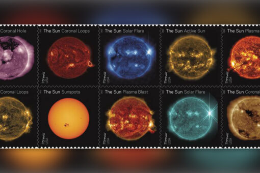 NASA, USPS team up to create stunning sun stamps