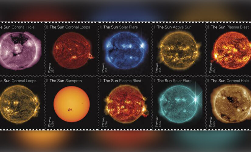 NASA, USPS team up to create stunning sun stamps