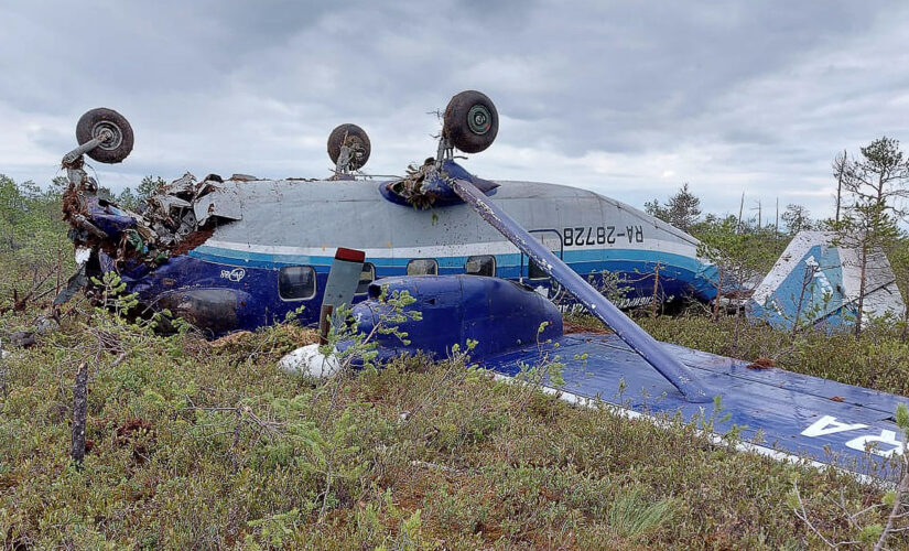 Small plane makes forced landing in Russia