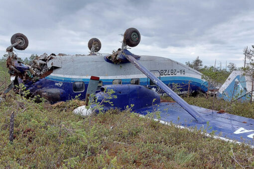 Small plane makes forced landing in Russia