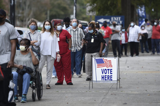 Georgia Dem admits voting bill addresses long lines at polls, then claims it’s really a bad thing