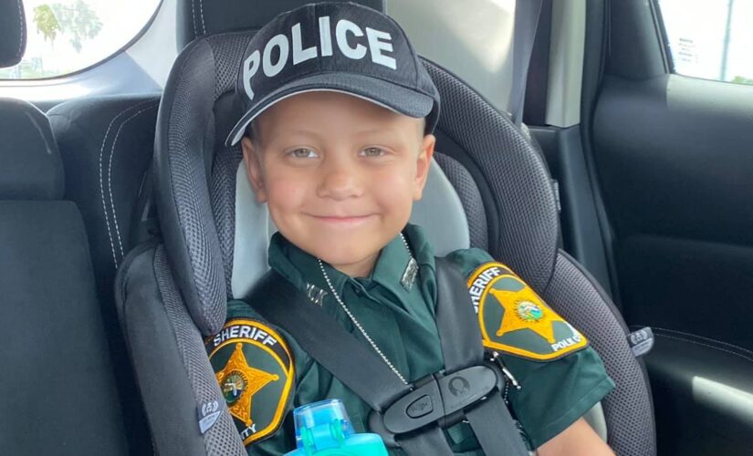 Florida boy with cancer becomes honorary sheriff’s deputy for a day