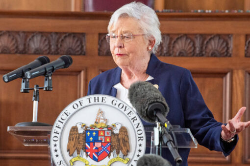 Republican Alabama Gov. Kay Ivey pleads for residents to get vaccinated