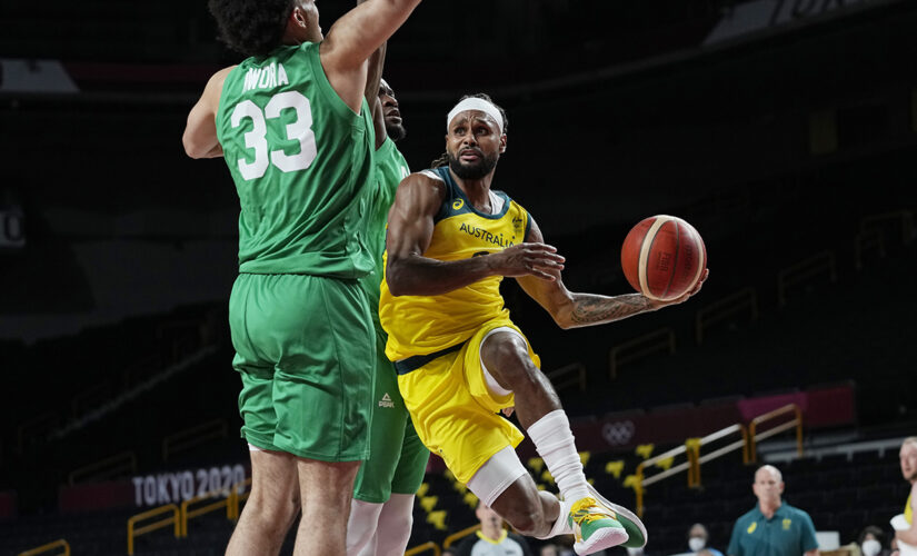 Mills leads Australia past Nigeria, 84-67 in Olympic opener