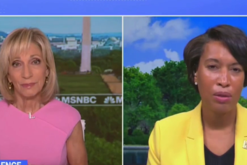 MSNBC’s Andrea Mitchell says Washington ‘improving in safety’ while noting it’s over 100 homicides this year