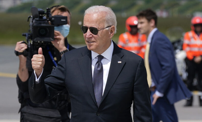 Biden poses with ice cream cone on ‘national ice cream day’