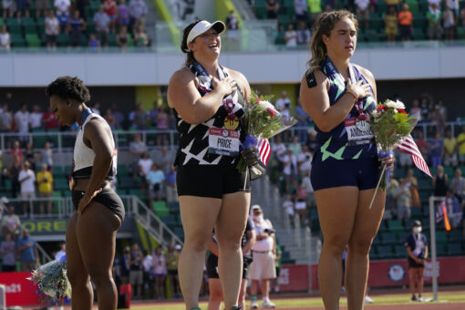 Olympian Gwen Berry’s problematic tweets unearthed amid anthem uproar