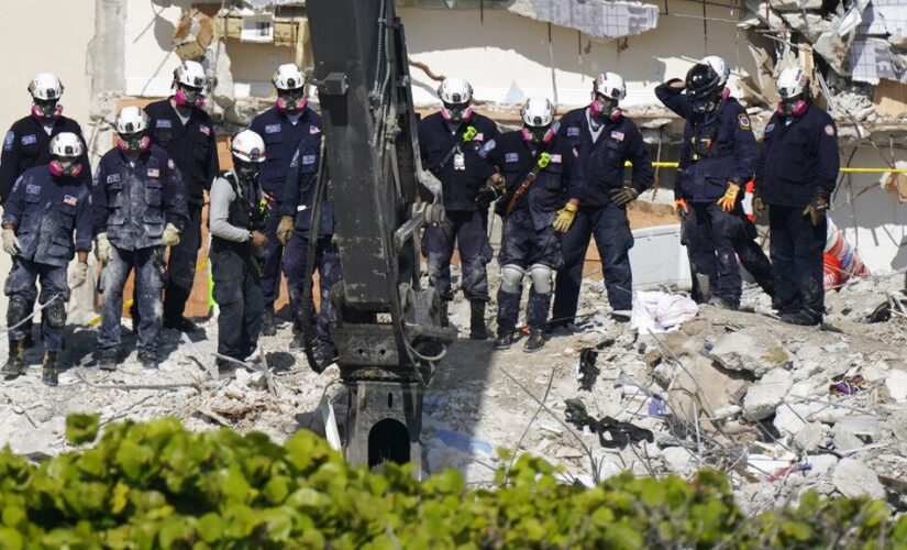 Grieving firefighter recovers his own child’s body from rubble of Florida condo collapse