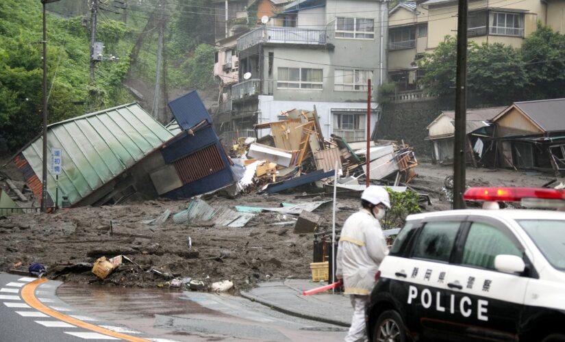 At least 19 missing as mudslide west of Tokyo hits houses