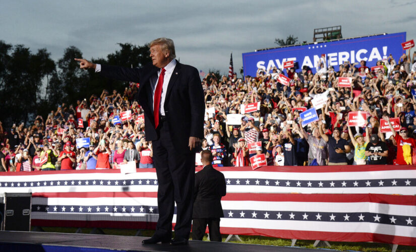 Trump makes no mention of DeSantis at Florida rally