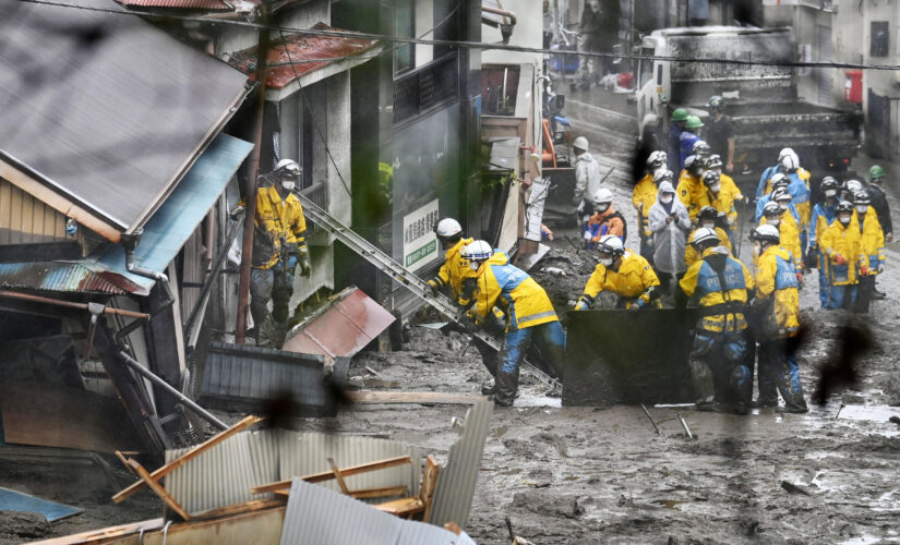 Deadly Japan mudslide: 1,000 involved in rescue operation in resort town