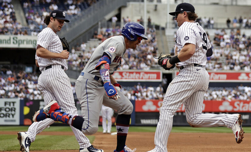 Alonso, LF fan help Mets stun Yanks 10-5 in DH opener