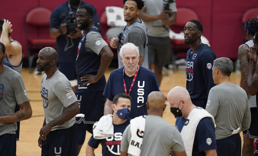 Camp Pop: US basketball team opens Olympic practice in Vegas