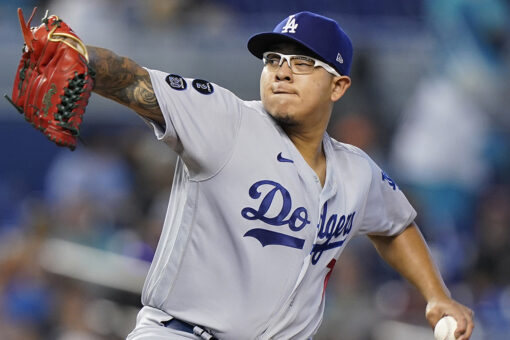 Urías 1st 11-game winner, leads Dodgers over Marlins 6-1