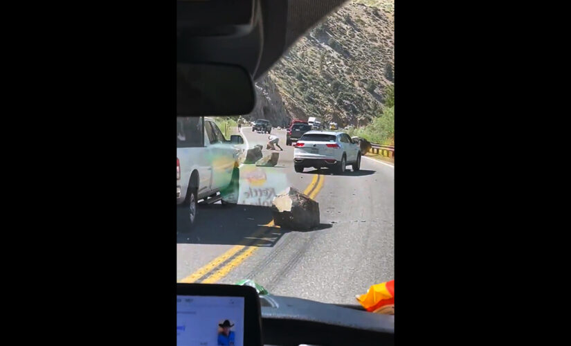 Boulders roll onto highway following 6.0 California-Nevada earthquake, aftershocks expected for days