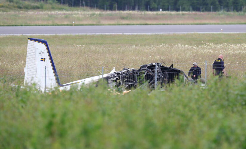 Sweden skydiving plane crash leaves 9 dead