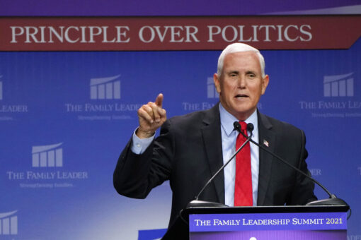 Pence, in Iowa, charges Biden trying to turn America into a ‘secular welfare state’