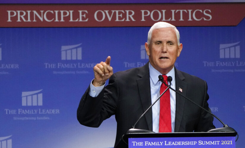 Pence, in Iowa, charges Biden trying to turn America into a ‘secular welfare state’