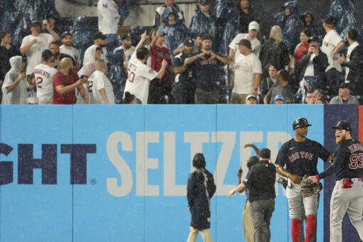 Yankees-Red Sox game briefly delayed after fan throws ball at Boston’s Alex Verdugo
