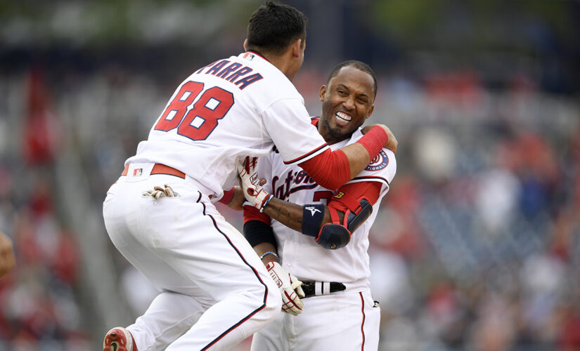 Nationals finish disturbing weekend with 8-7 win over Padres