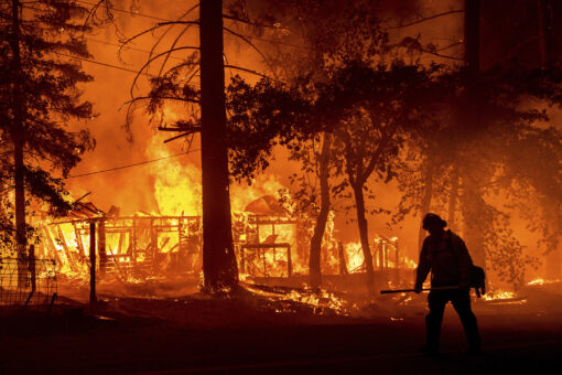 Wildfires rage in the West, destroy homes in small California community