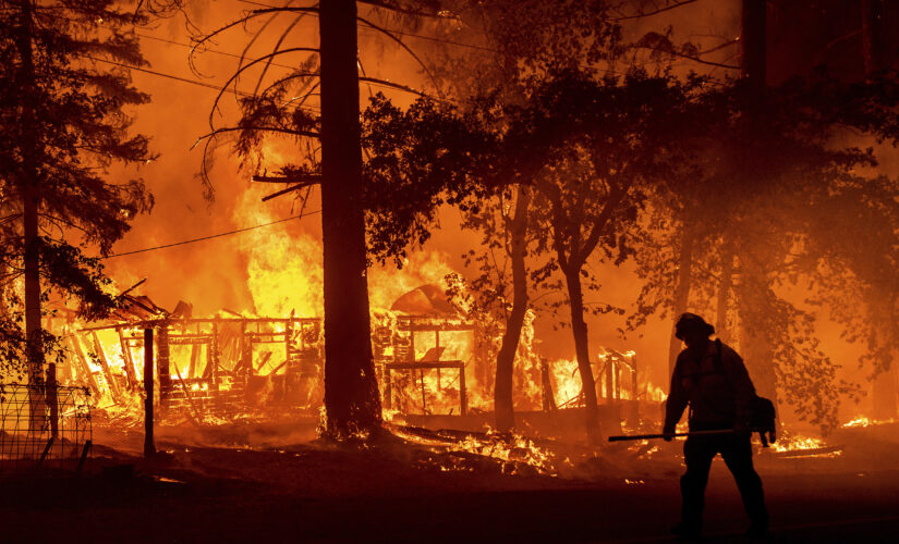 Wildfires rage in the West, destroy homes in small California community
