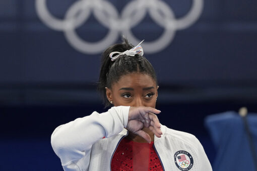 Simone Biles addresses fans after withdrawing from Olympic events