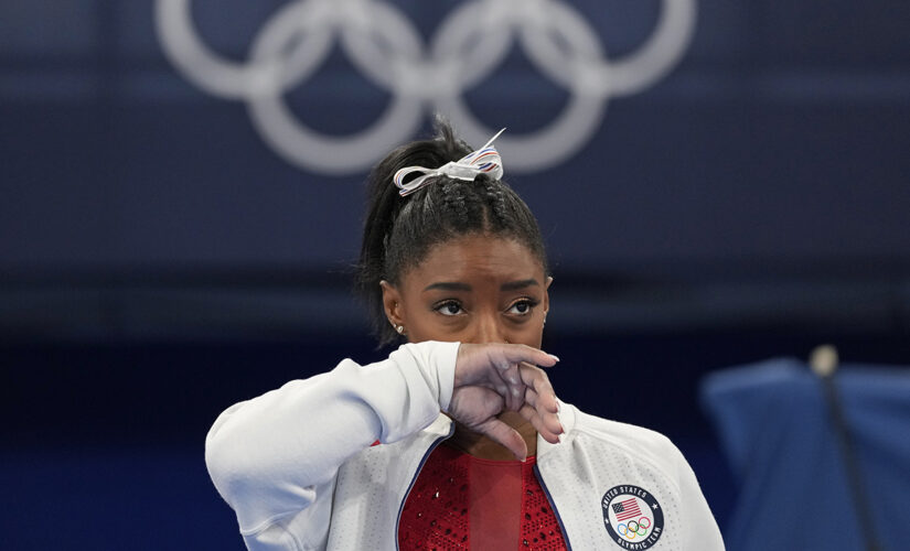 Simone Biles addresses fans after withdrawing from Olympic events