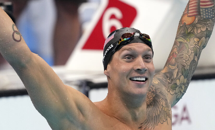 Living up to the hype: Dressel wins 1st individual gold