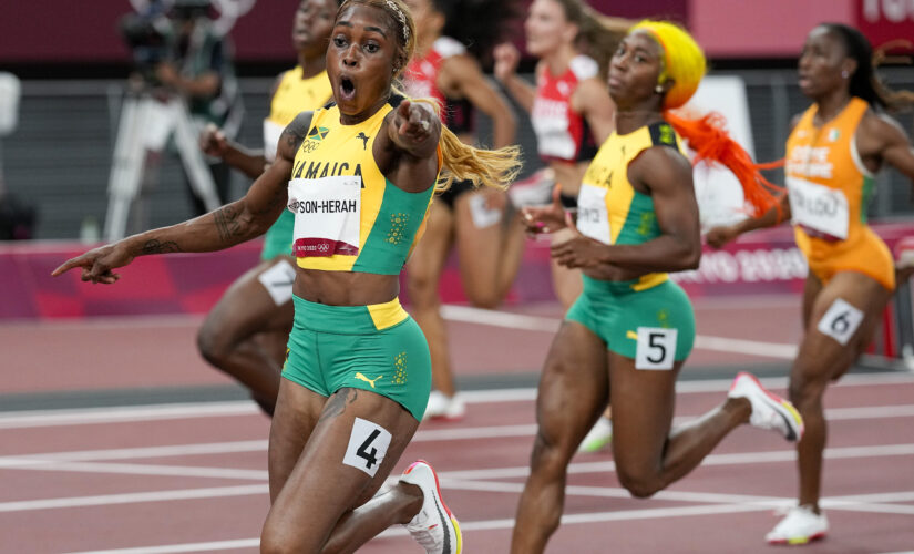 Thompson-Herah breaks Flo Jo’s Olympic record in women’s 100