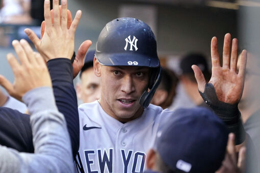 Judge hits 20th homer as Yankees hold off Mariners 5-4
