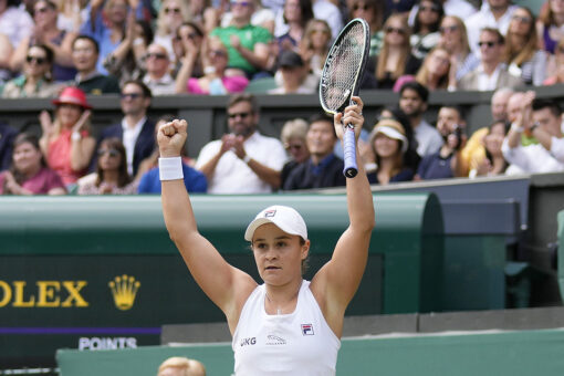 No. 1 Barty to face Pliskova in 1st Wimbledon final for both