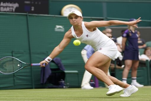 Ashleigh Barty advances to third round at Wimbledon