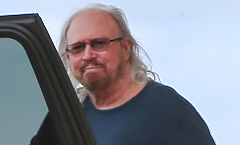 Bee Gees star Barry Gibb seen in rare public outing in Miami