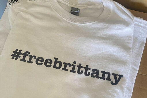 Retailer stuck with 10,000 misspelled ‘Free Brittany’ shirts amid #FreeBritney movement
