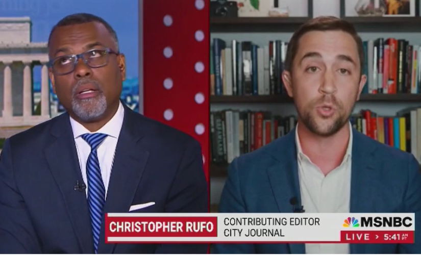 MSNBC contributor rolls eyes at Chris Rufo during critical race theory debate