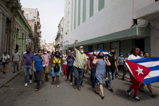 Reporters, Democrats blame US embargo for protests, poor conditions in Cuba