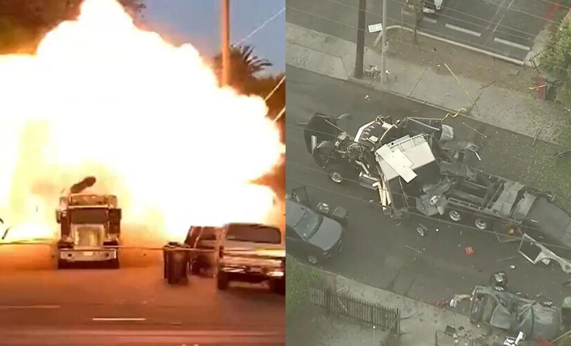 Los Angeles explosion: 16 injured–3 critically– after cache of illegal fireworks explodes